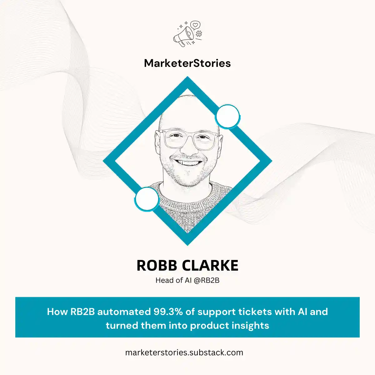 How RB2B automated 99.3% of support tickets with AI and turned them into product insights